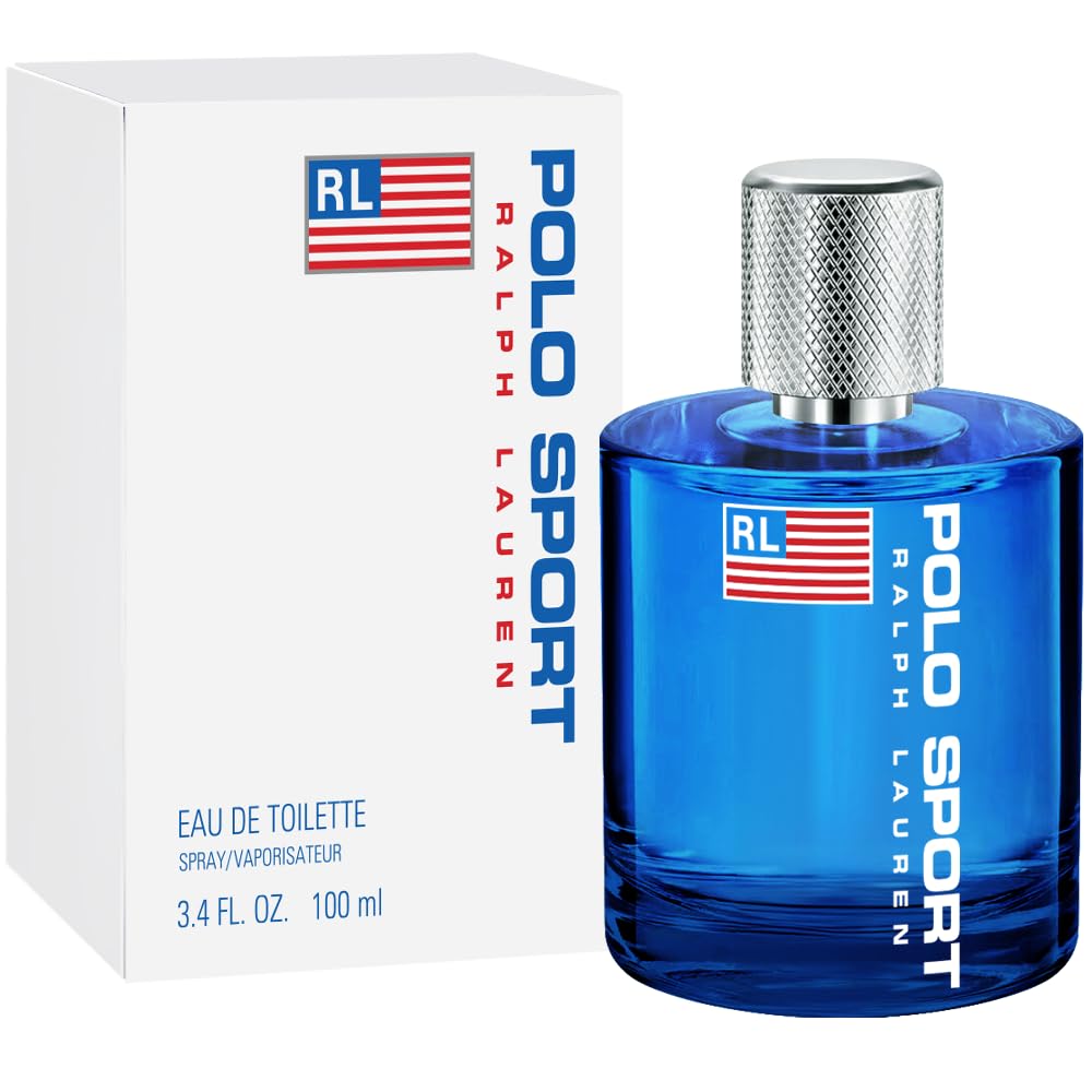 RALPH LAUREN FRAGRANCES - Polo Sport - Eau De Toilette - Men's Cologne - Fresh & Clean - With Oak, Citrus, and Mint - Medium Intensity - 3.4 Fl Oz