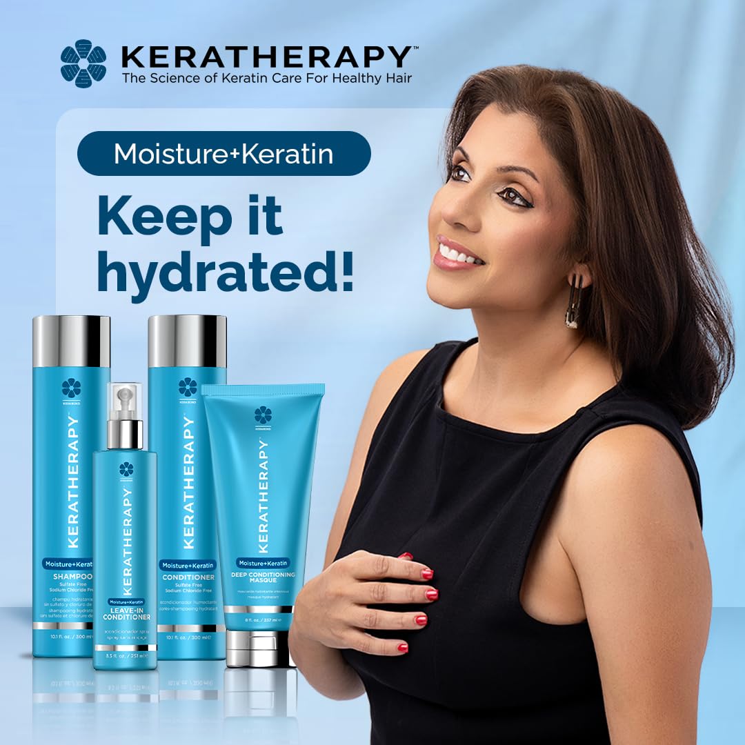 Keratherapy Leave-In Conditioner Spray - Hydrating Keratin Infused Formula with Jojoba Oil | 8.5 fl. oz.