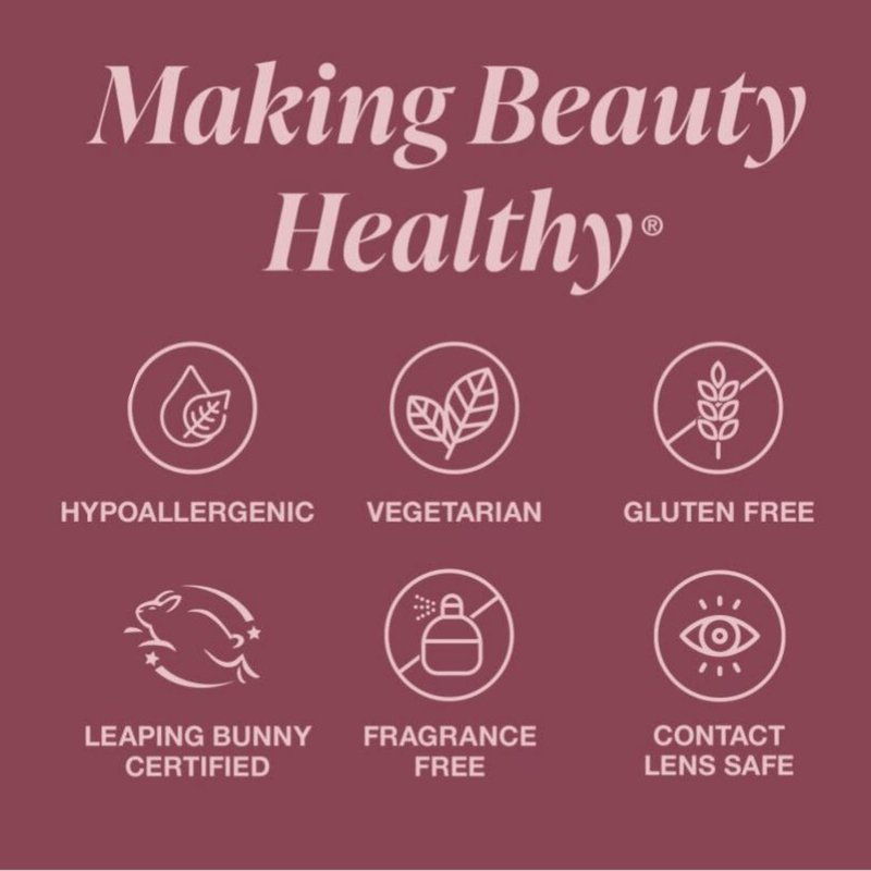 Mineral Fusion Lip Gloss + Mascara Makeup Kit, Natural Beauty Eye & Lip Duo, So Classy Voluminous Mascara in Jet Black & Shiny, Nourishing Pale Pink Lip Gloss, 2 Piece Make Up Gift Set for Women