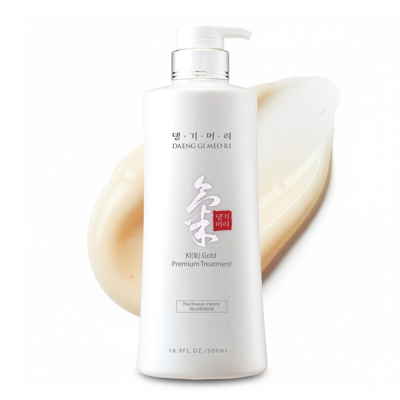 Daeng Gi Meo Ri- Ki Gold Premium Treatment, Effectively Moisture to Dry and Rough Hair 16.9 Fl Oz