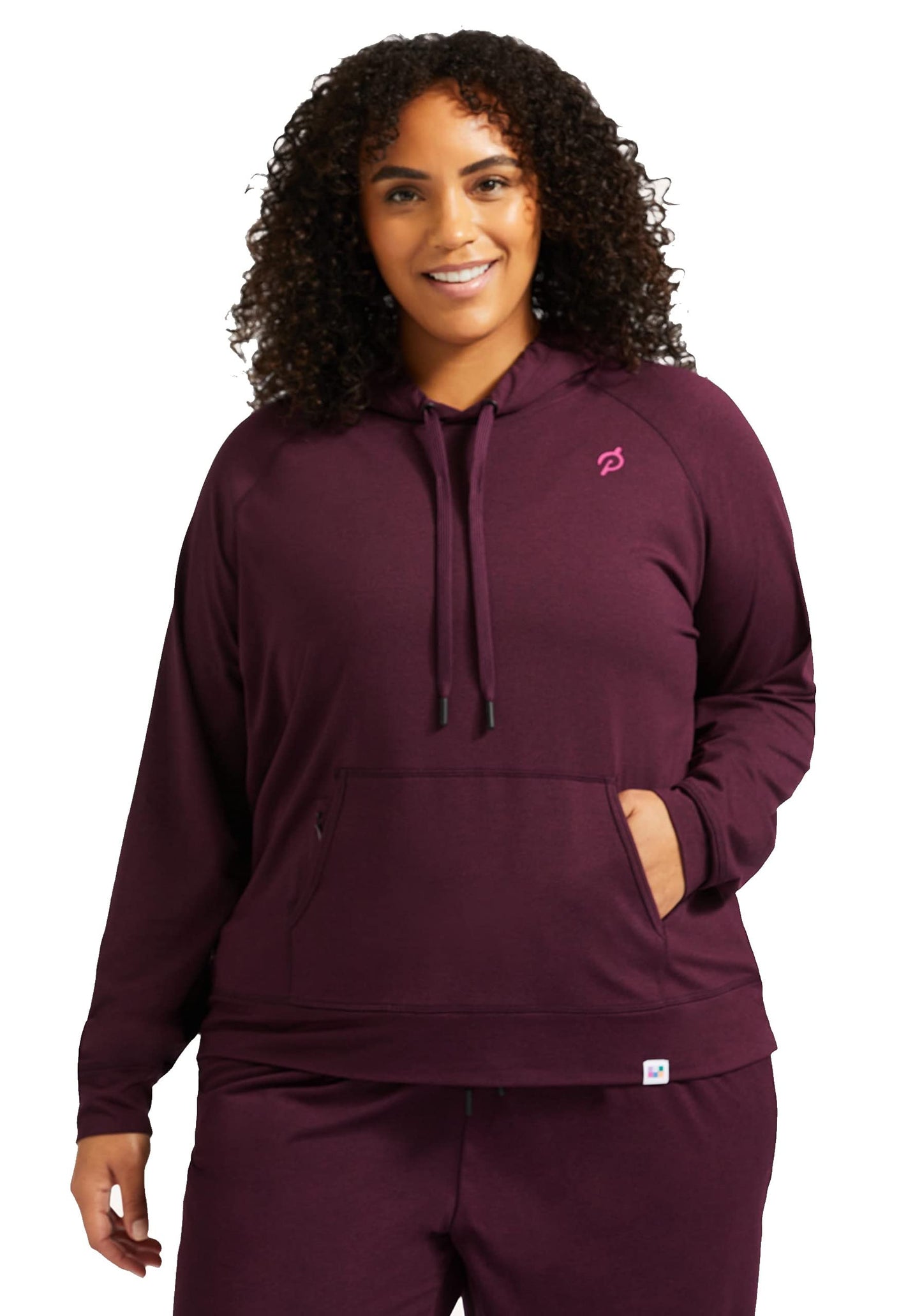 Peloton Women's Standard Dreamblend Relaxed Hoodie, Purple, X-Small