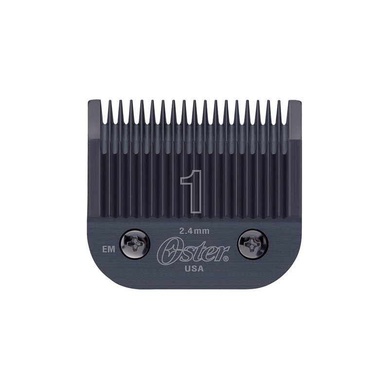 Oster Clipper Blades - Size 1 High-Carbon Steel Blades for Ultra-Sharp Precision | Compatible with All Oster Clippers