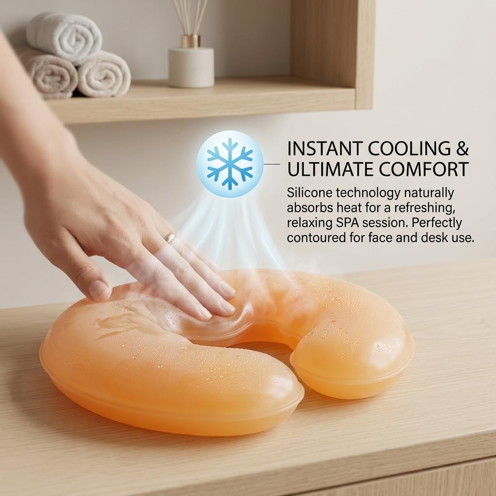 Soft Massage Face Relax Pillow, Headrest Overlay Weigh Silicon Silicone SPA Beauty Salon Skin Care Head Cushion Pad