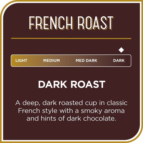 Don Francisco's Organic French Dark Roast Ground - Premium 100% Arabica Beans, Bold & Smoky 10 oz Bag - Intense Flavor for Drip Coffee Maker, Pour Over & French Press - Family Crafted Since 1870