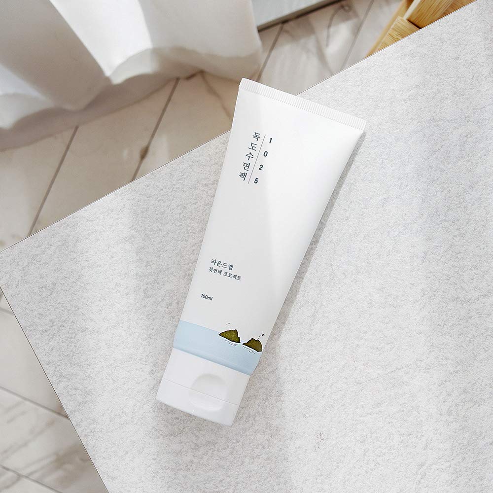 ROUND LAB 1025 Dokdo Sleeping Pack (Unscented) | All-In-One Facial Night Cream developed for irritated skin by UV rays and high temperatures, Hydrating & Soothing, Cooling effect, Low pH (3.38fl.oz)