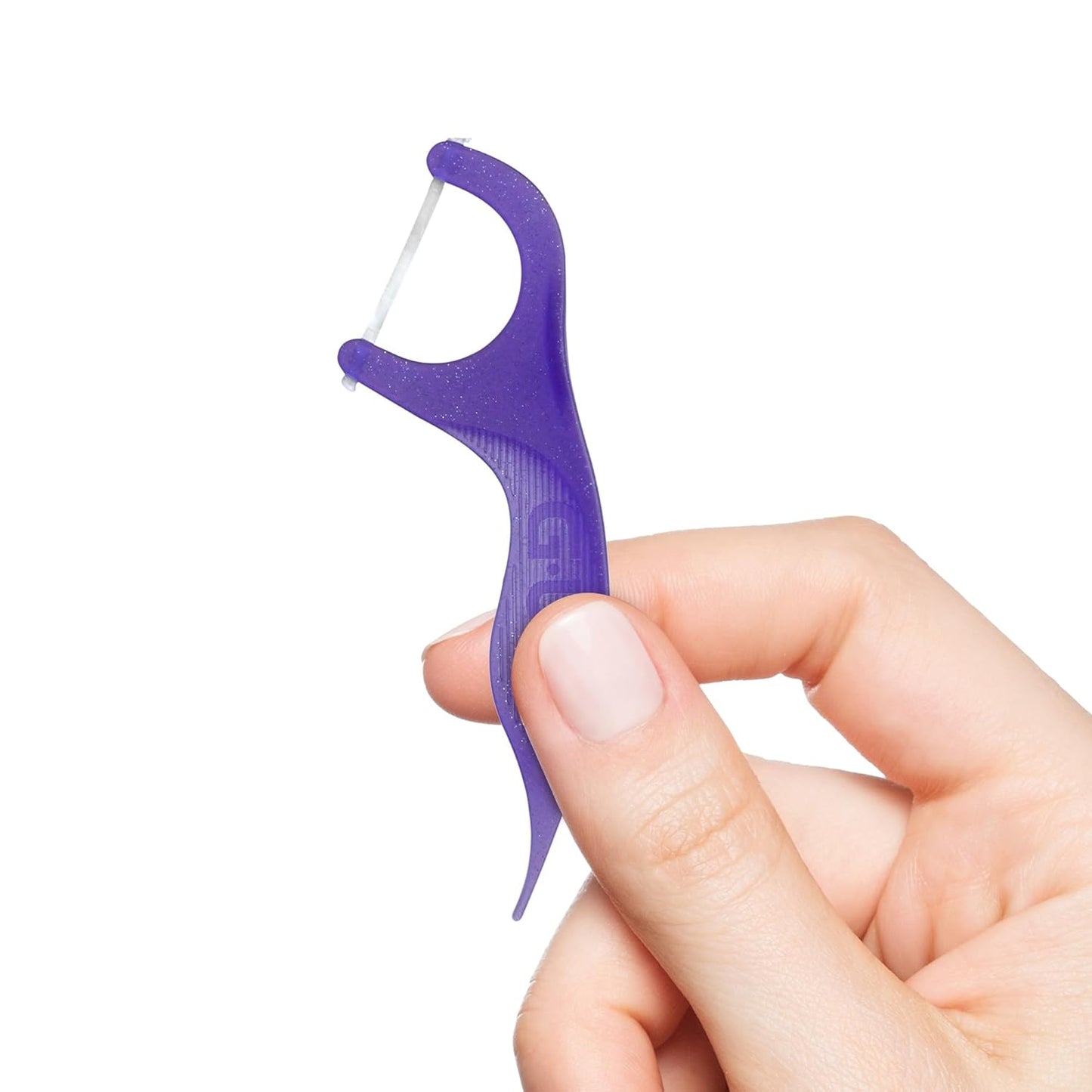 GUM Comfort Slide Floss Picks - Perfect for Tight Teeth - Extra Strong Shred-Resistant Dental Floss, Easy Grip Handle - Dental Flossers for Adults - Fresh Mint Flavor, 120 Count