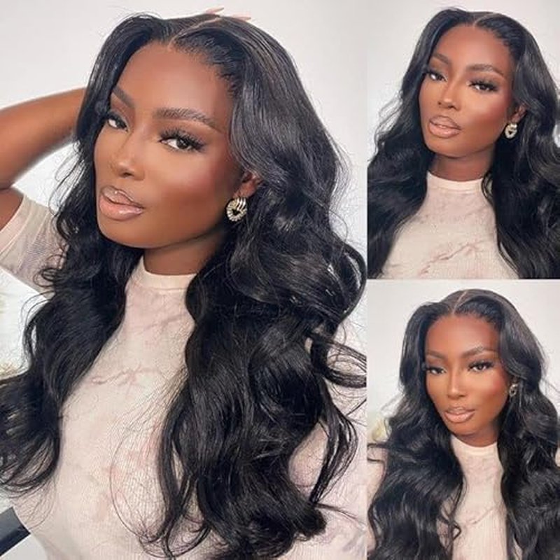 Body Wave Human Hair Bundles 26 26 26 Inch 12A Body Wave Bundles Human Hair 100% Unprocessed Brazilian Virgin Hair 3 Bundles Human Hair Weave Bundles Deals Real Human Hair Natural Black Color