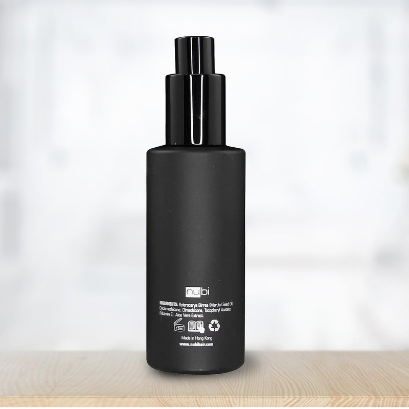 Nubi Marula Anti Frizz Serum - Smoothing Serum for Dry Hair Repair and Shine with Vitamin E, Aloe Vera - 2 Fl Oz