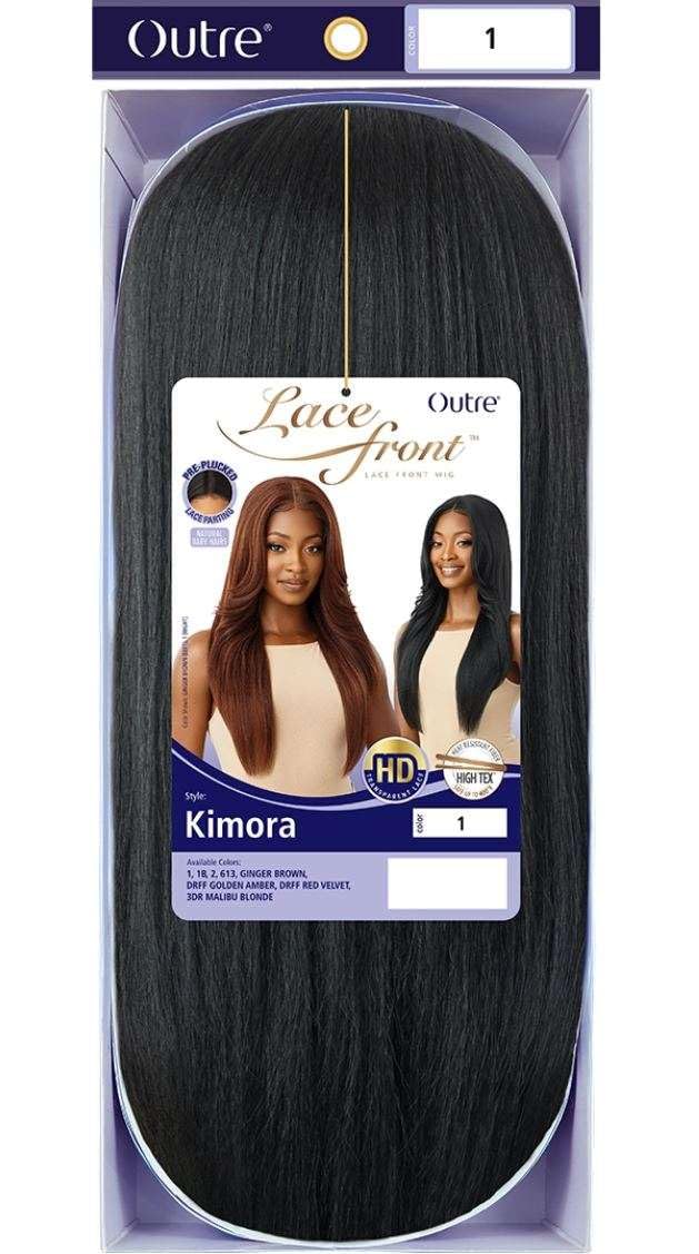 Outre Synthetic Pre-Plucked HD Transparent Lace Front Wig- KIMORA (3DRMALBL)