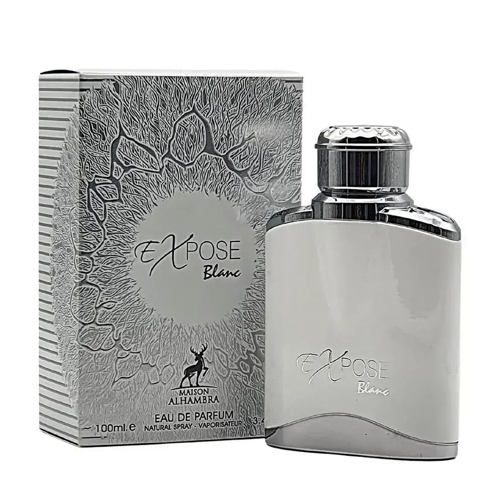 Expose Blanc by Maison Alhambra for Men - 3.4 oz EDP Spray