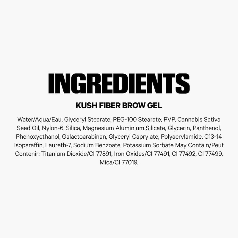 KUSH Fiber Brow Gel by Milk Makeup | Tinted Gel for Fuller, Natural-Looking Eyebrows – Vegan & Conditioning Formula