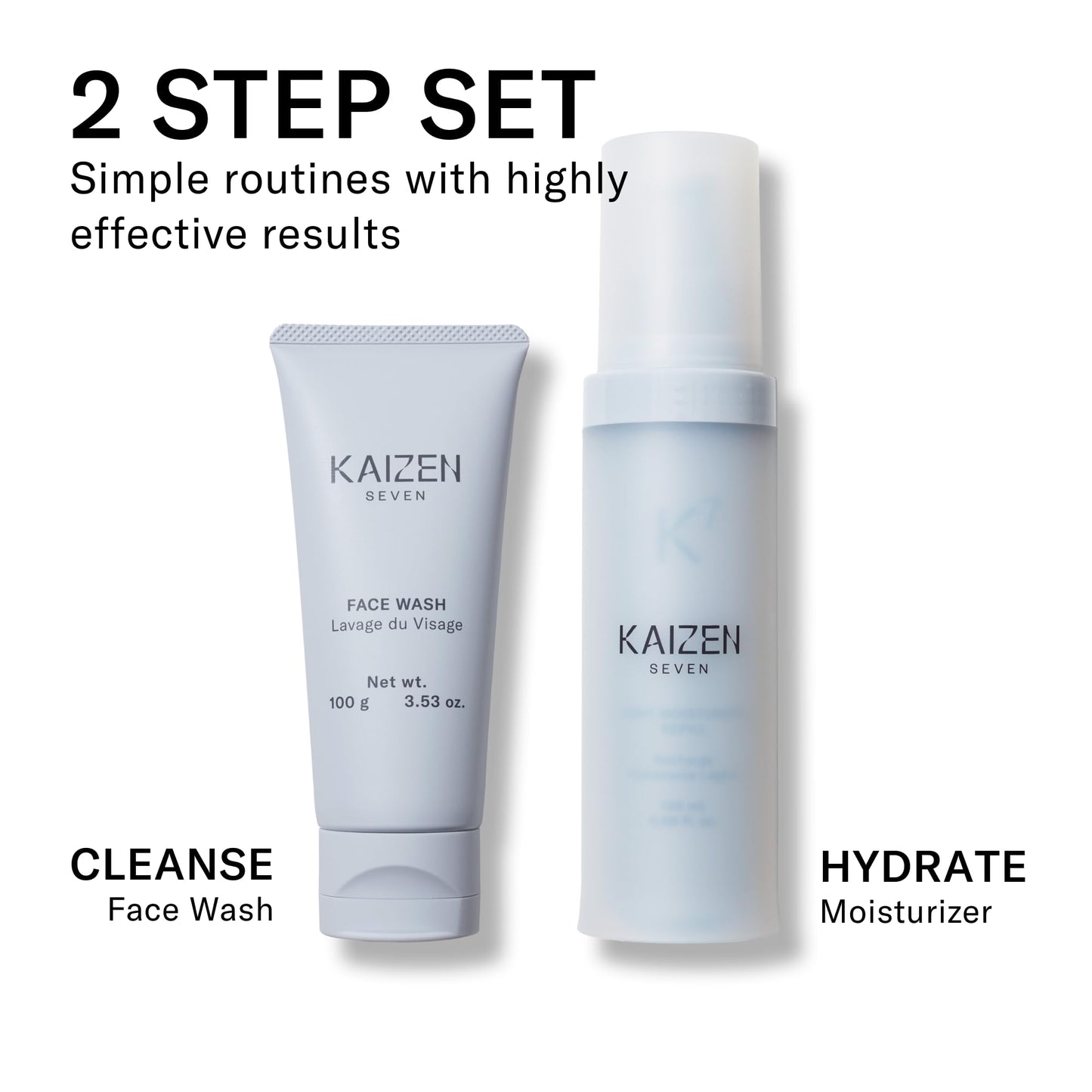 Kaizen Seven Face Wash for Men | Made in Japan | Premium Rich & Refreshing Lather with Moroccan Clay, Licorice Root, Konbu from Hokkaido Japan
