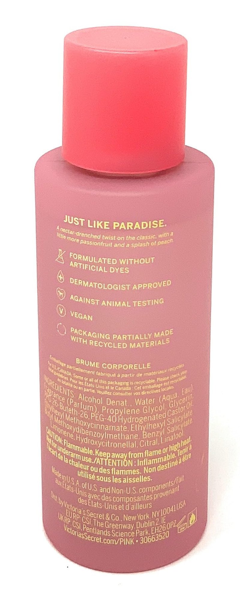 Victoria's Secret PINK On Vacation Warm & Cozy Body Mist 8.4 fl oz