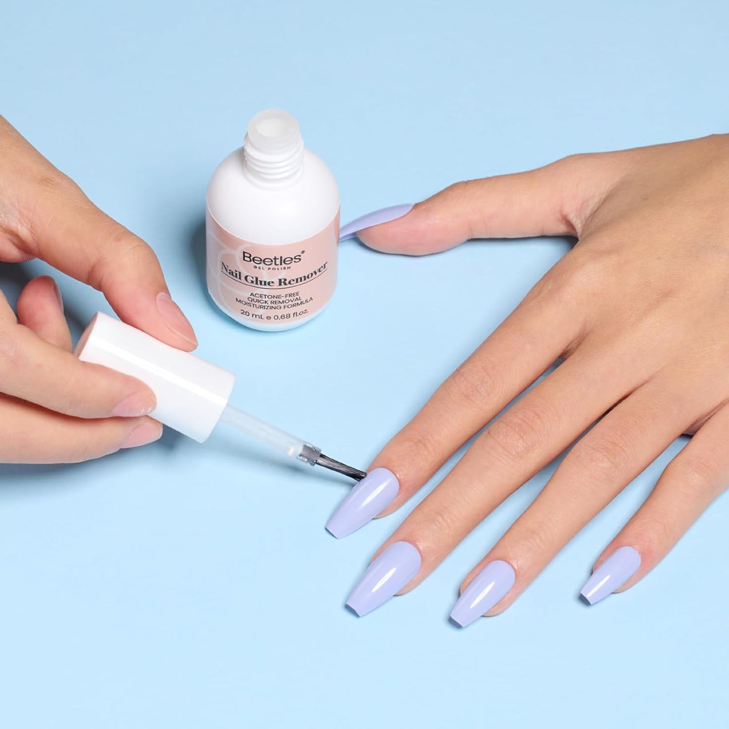 beetles Gel Polish Liquid Latex for Nails: 15ML Simple Peel off Cuticle Guard for Nail Polish Nail Art Liquid Latex Barrier Protector Manicure Cuticle Protectors with Stick Gifts for Women