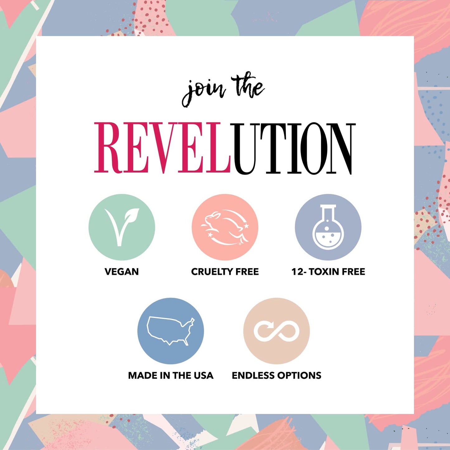 Revel Nail Dip Powder - Glitter Powder Dip Nail Polish, Chip Resistant Dip Nail Powder with Vitamin E and Calcium, DIY Manicure, 4-Pack