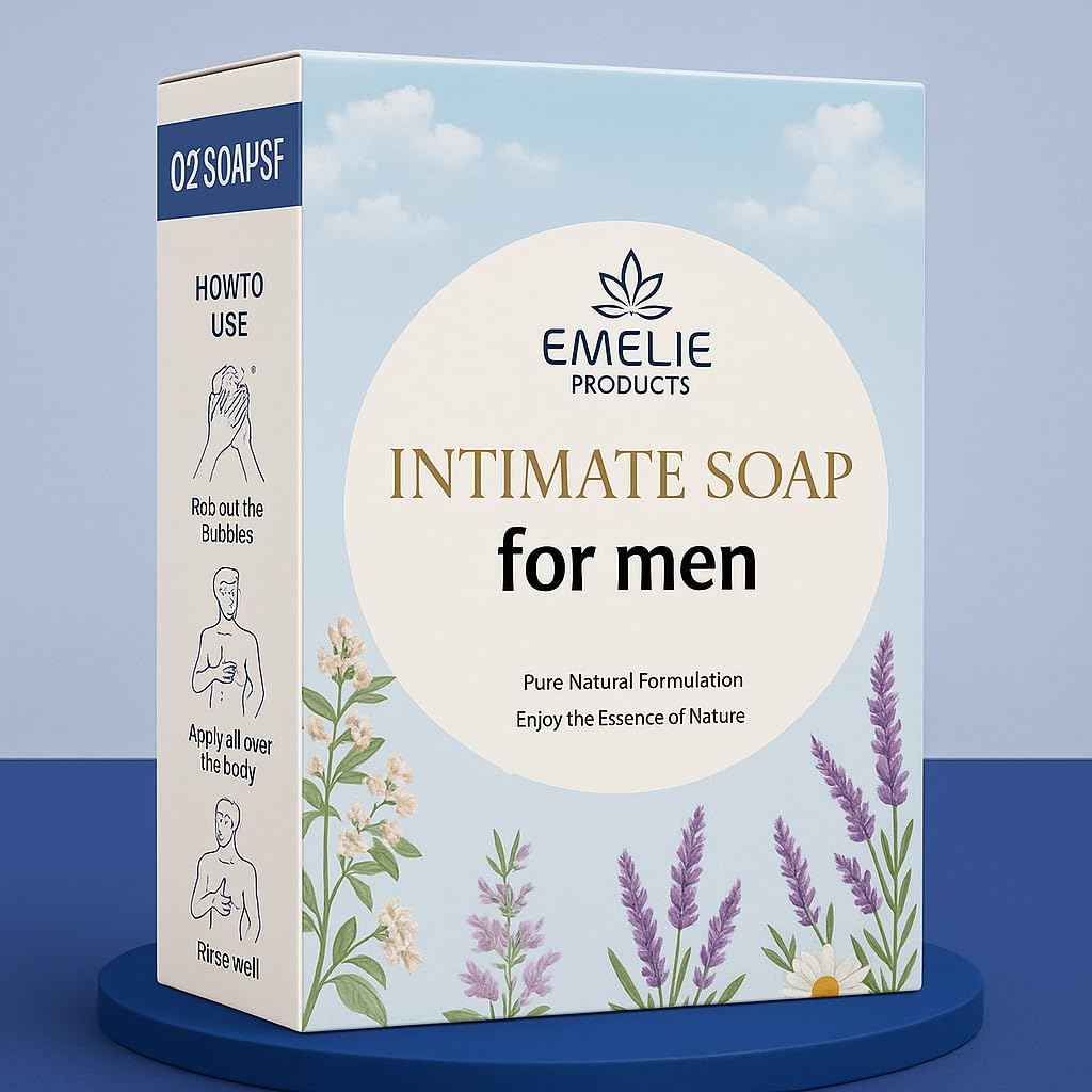 Men’s Intimate Wash (2 Pieces x 100g ) – pH Balanced Foaming Soap for Daily Hygiene – Gentle Genital Cleanser for Odor Control & Freshness – Natural Ingredients Formula for Sensitive Skin