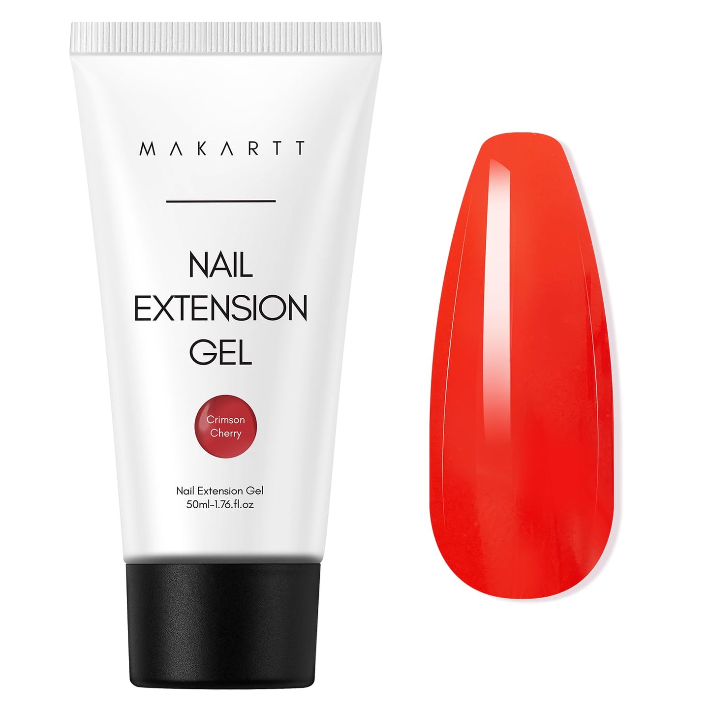 Makartt Poly Nail Gel: Clear 50ML Gel Builder for Natural-Looking Strengthener 3D Molding Gel for Trendy Nail Art-Long-Lasting and Easy to Use Supplies