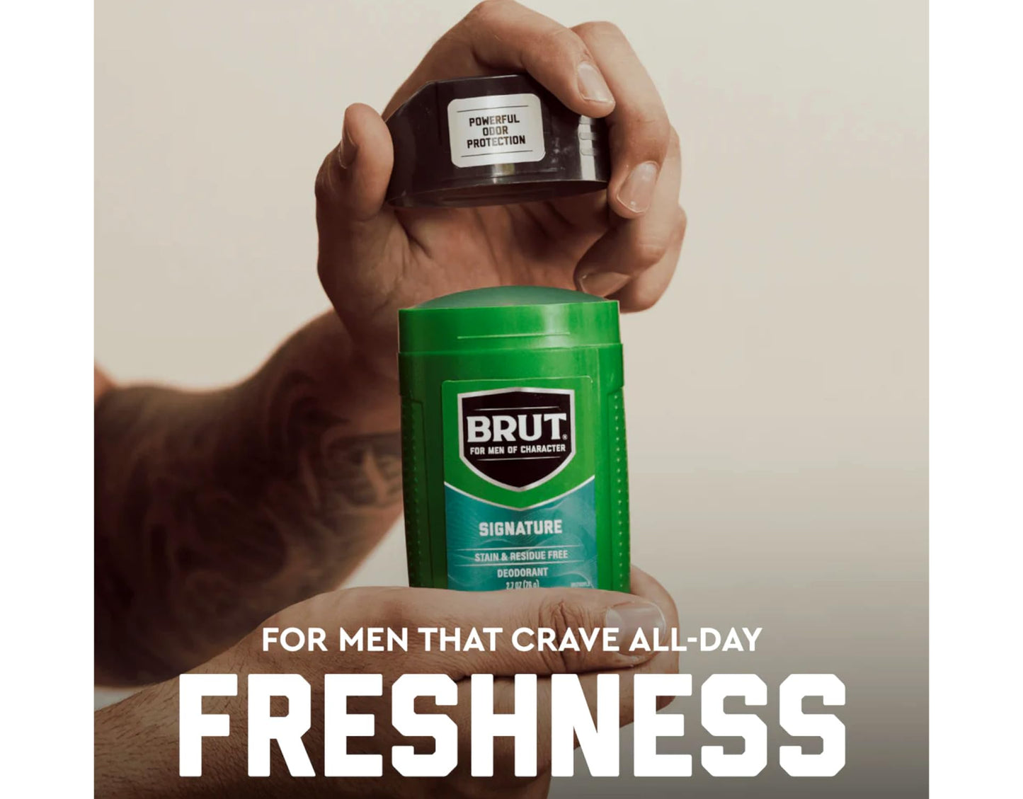 Brut Deodorant Signature Scent 2.7 Oz. (6 Pack)