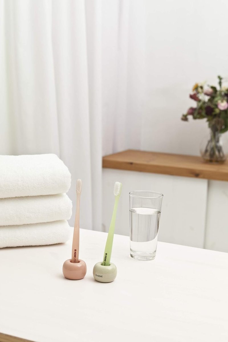 KENT Compact Extra Soft Toothbrush for Sensitive Teeth & Gums | Set of 6 for Adults & Teens