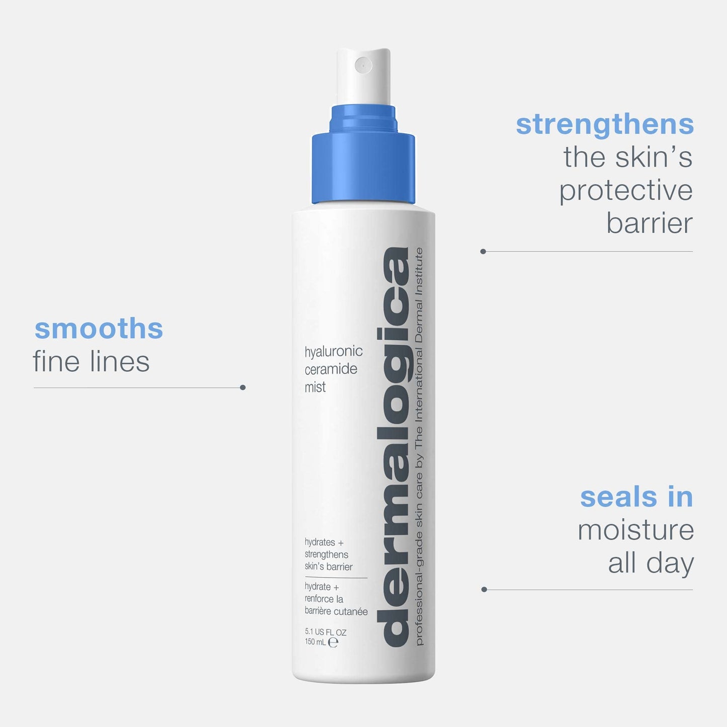 Dermalogica Hyaluronic Ceramide Mist, Hydrating Face Toner Spray, 5.1 fl oz