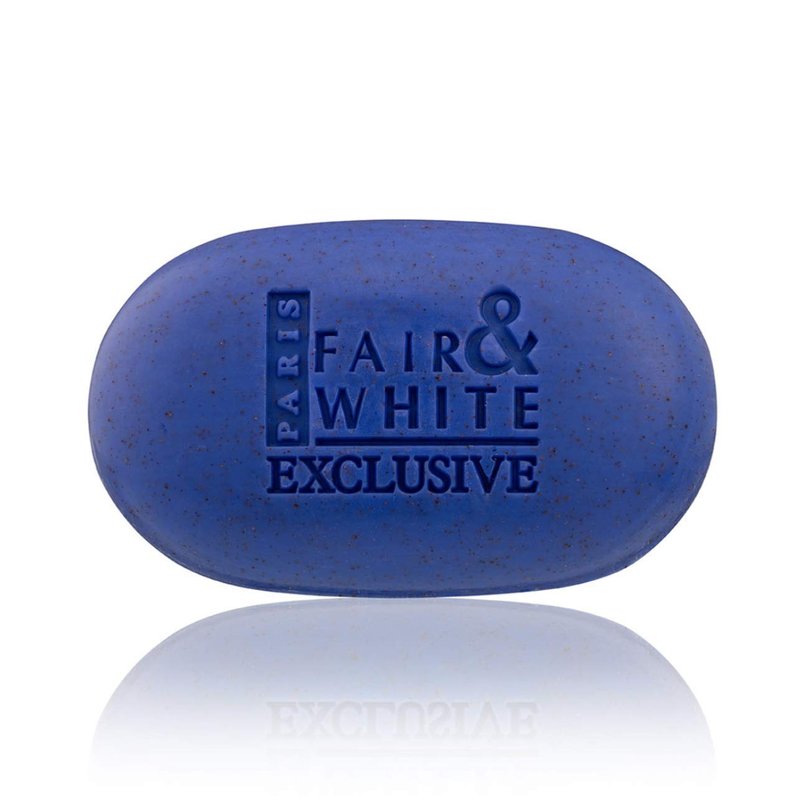 FAIR & WHITE Exclusive Exfoliating Soap, 200g / 7oz - Moisturizing Bar Soap For Face and Body