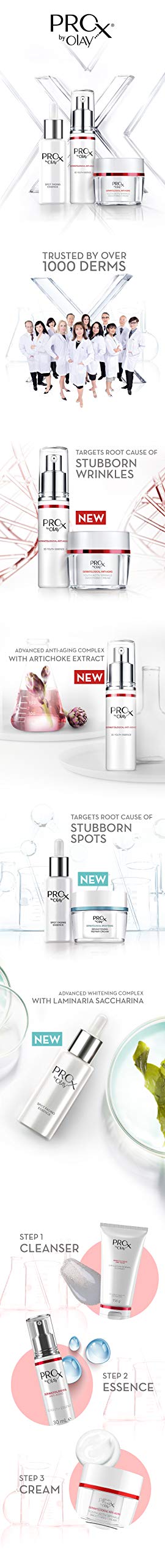 ProX by Olay Dermatological Anti-Aging 3D Youth Essence, 1 Fluid Ounce (Package May Vary)