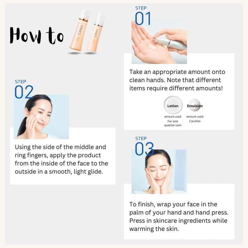 FANCL Enrich+ Lotion II – Japanese Anti-Aging Facial Lotion with Niacinamide, Preservative-Free Hydrating Toner for Firmness & Elasticity