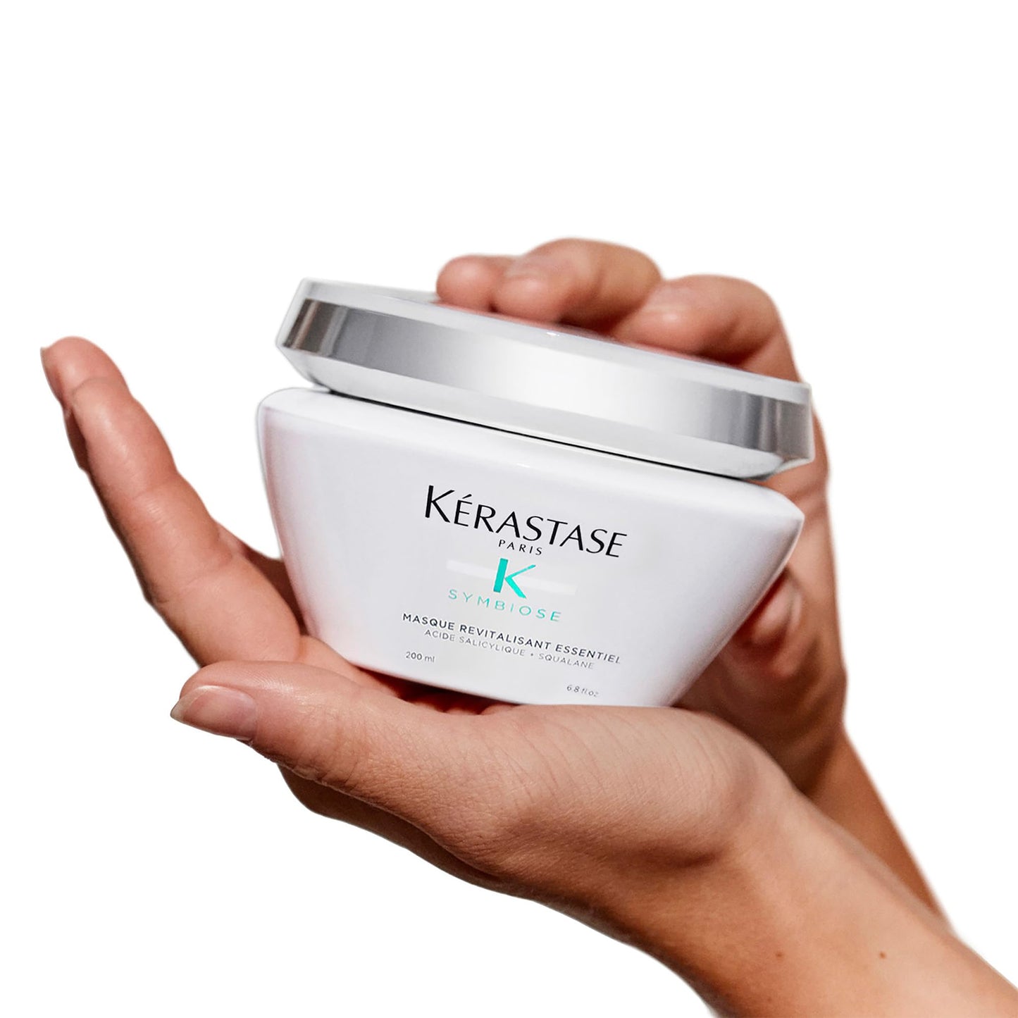 Kerastase Symbiose Hydrating Hair Mask, Revitalisant Essentiel | Deeply Hydrates and Strengthens Dry Hair | For Dry and Dandruff-Prone Hair and Scalp | 6.8 Fl Oz