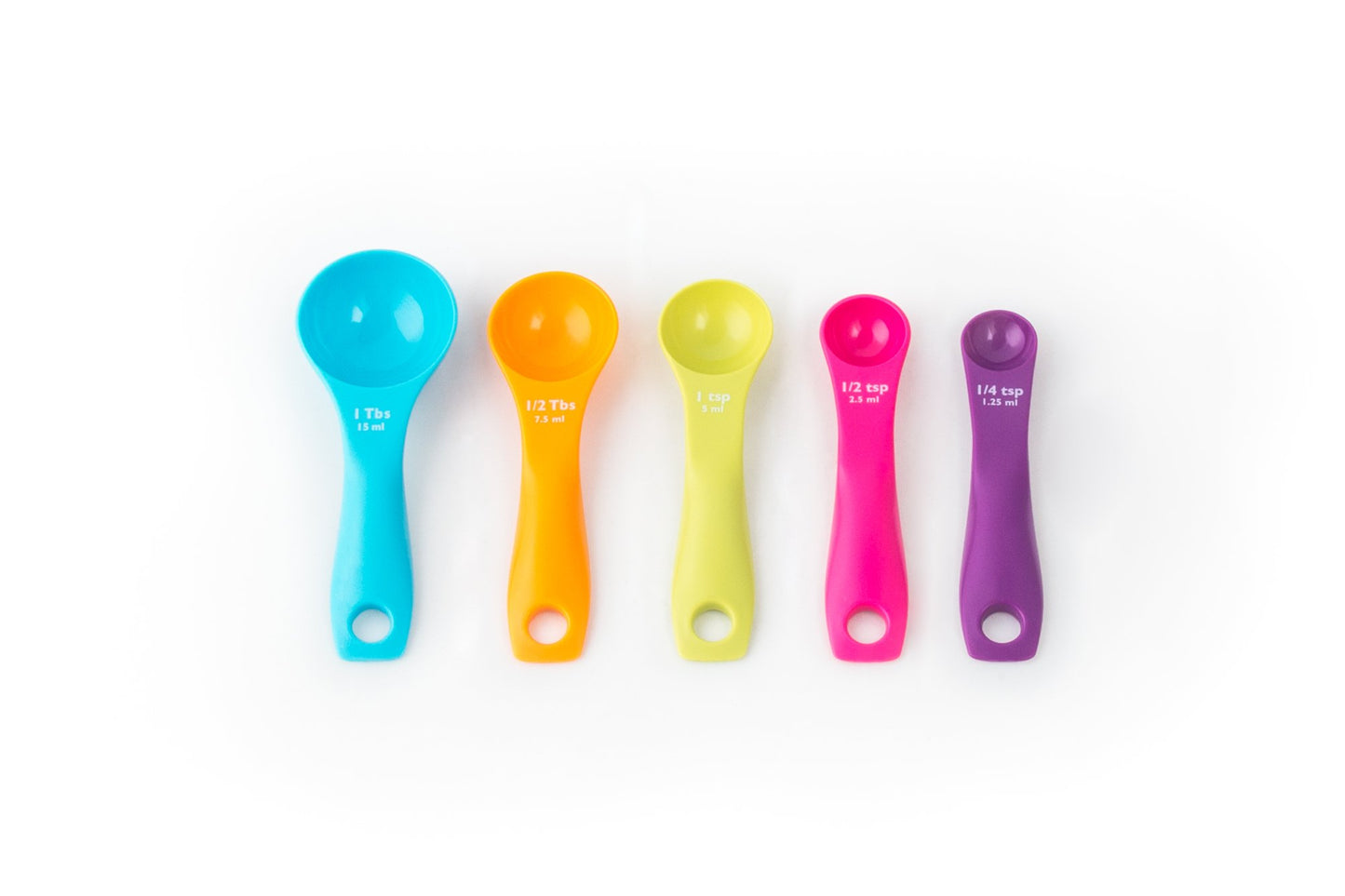 Fox Run 4843 Measuring Spoon Set, 2 x 5 x 1.75, Multicolored