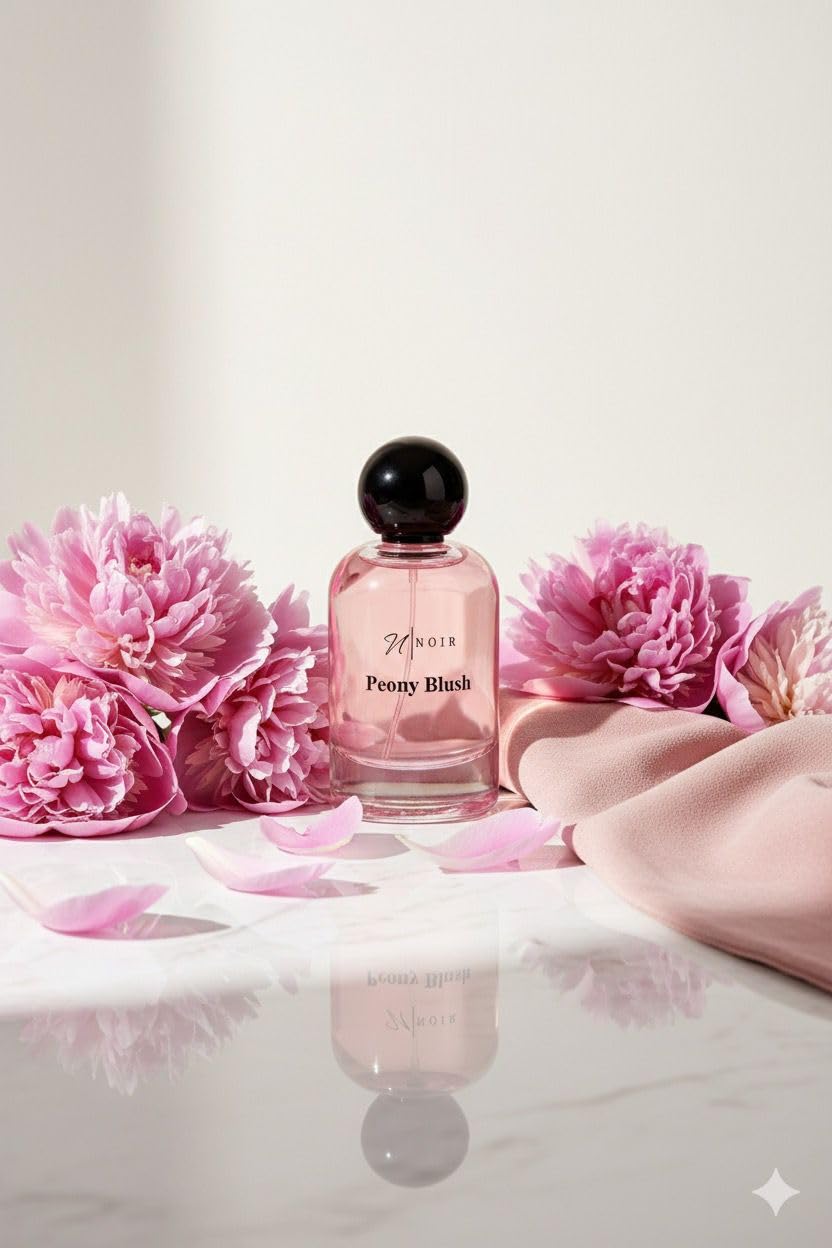 NOIR Dewy Blossom Eau de Parfum for Women – Fresh, Fruity and Floral Fragrance of Pear, Freesia & Rose with a soft Amber base | Long Lasting Luxury Scent – 100ml / 3.4 Fl Oz