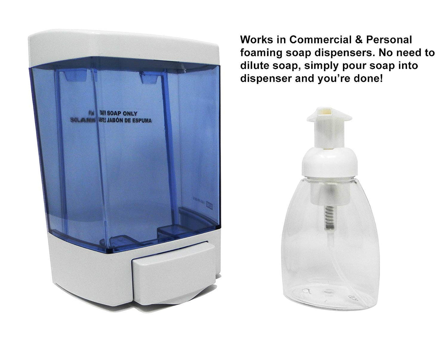 Clear Consumption All Natural Lavender Plant-Based Foaming Hand Soap Refill - Made Directly from Organic Vegetable Oils, 64 oz