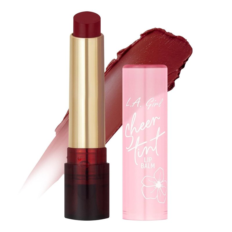 L.A. Girl Sheer Tint Lip Balm - Black Cherry Hydrating Color | Moisturizing Formula