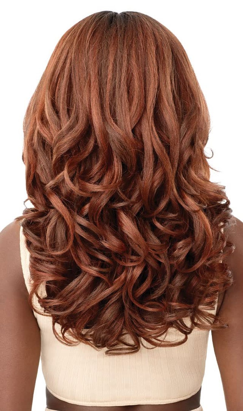 Outre Wigpop Synthetic Full Wig - JASMIYAH (Color:1B Off Black)