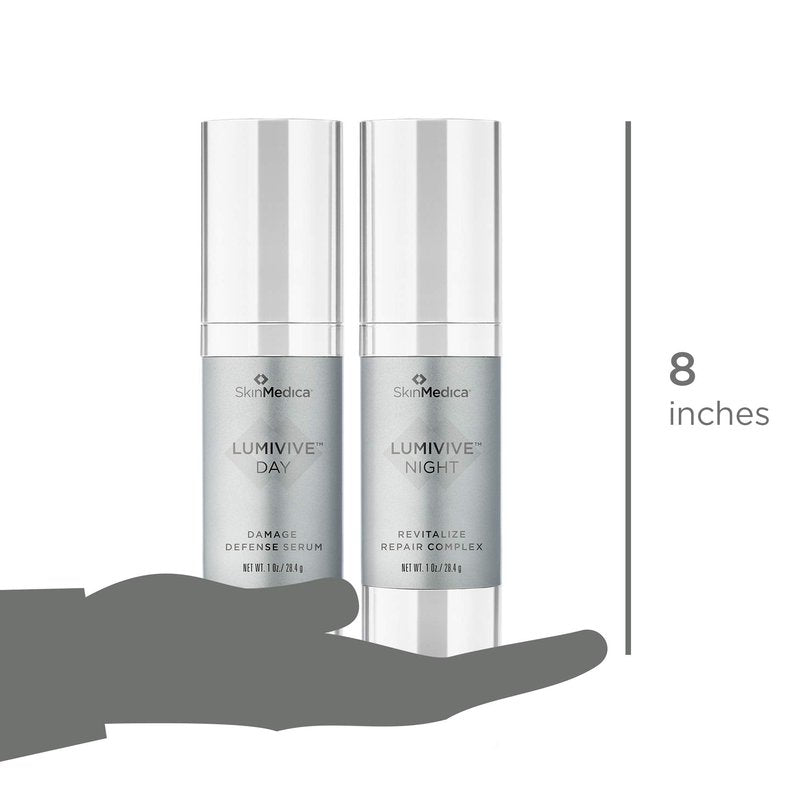 SkinMedica Lumivive Day & Night System - Your Essential Serum Based, Age-Defying Skin Care Set for a Radiant Beauty Routine