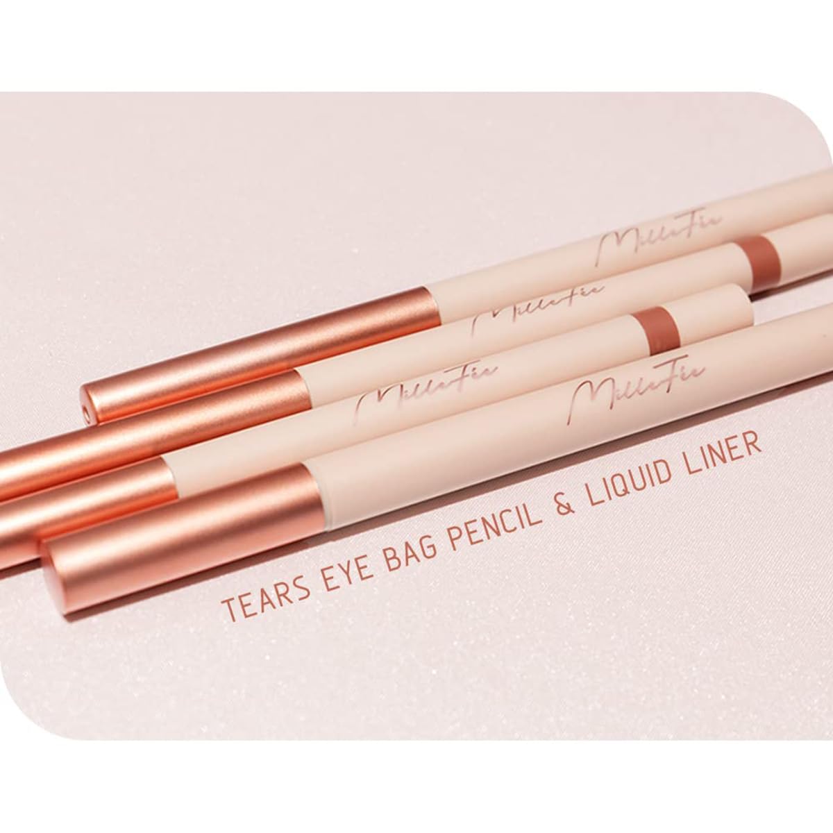 MilleFée MilleFee Tears EyeBag Pencil Liner Undereye Highlighter Eyeshadow Stick (043 Shine Sugar Vanilla)