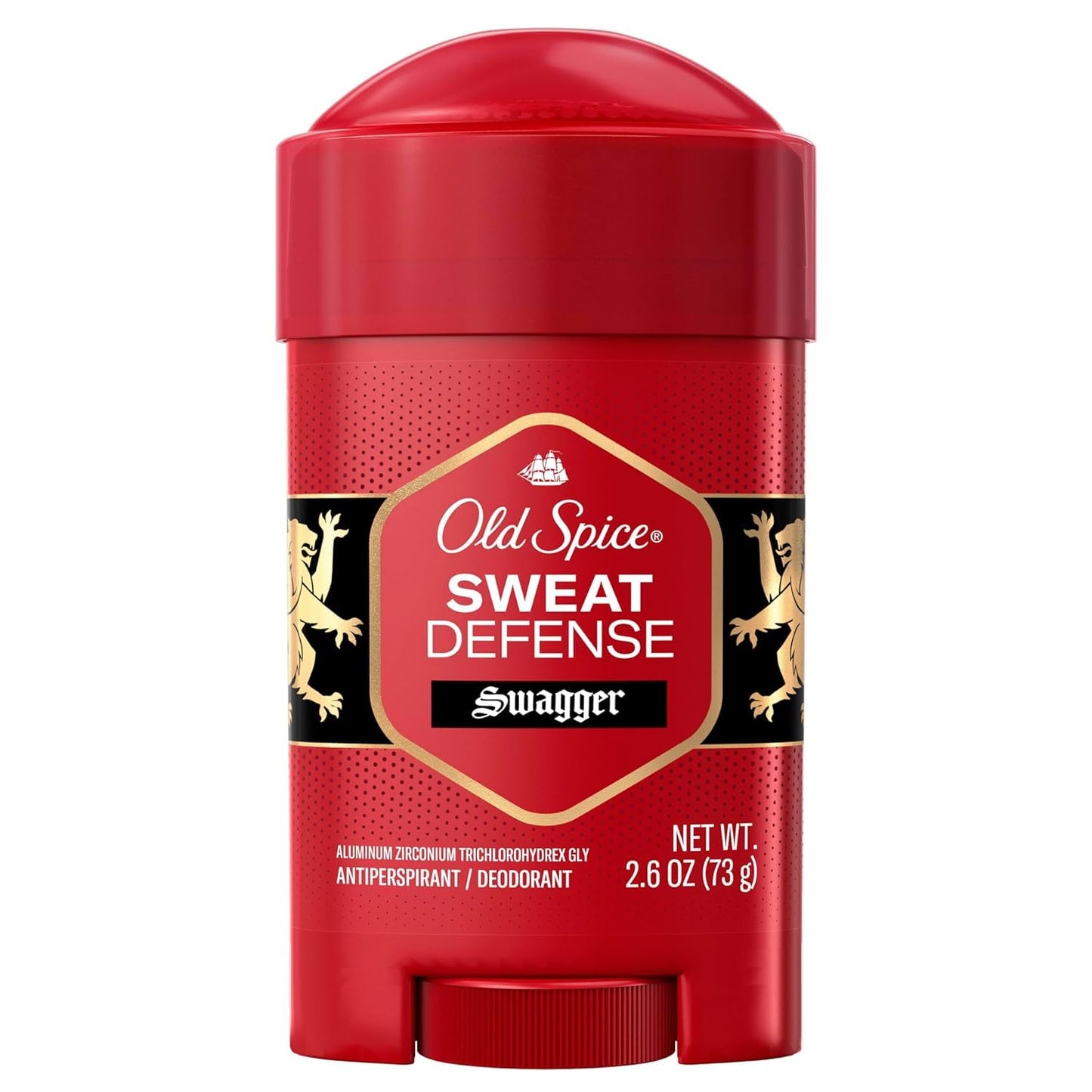 Old Spice Sweat Defense Antiperspirant & Deodorant for Men, 24/7 Ultimate Sweat Protection, Long Lasting Scent, Soft Solid, Swagger with Cedarwood Scent, 2.6 oz