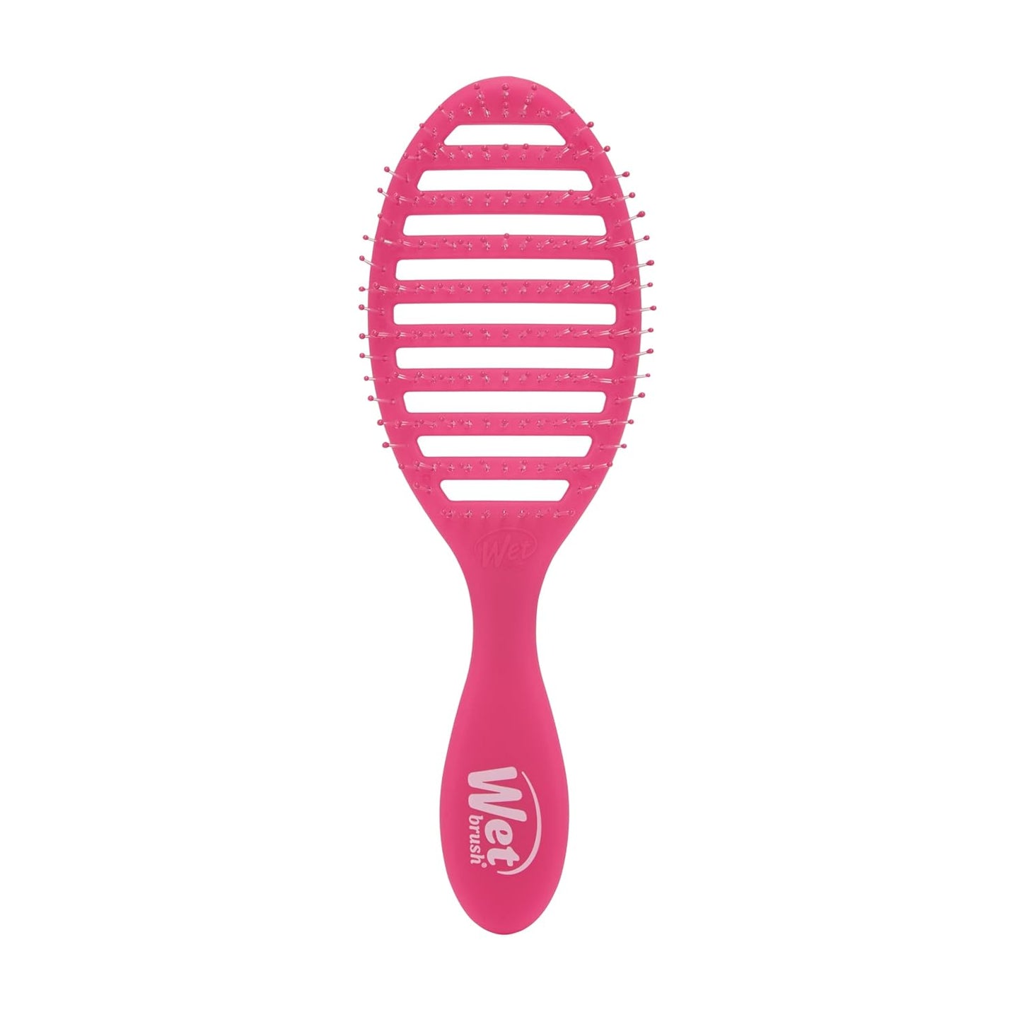 Wet Brush Speed Dry Hair Brush - Pink - Vented Design and Ultra Soft HeatFlex Bristles Are Blow Dry Safe With Ergonomic Handle Manages Tangle and Uncontrollable Hair - Pain-Free
