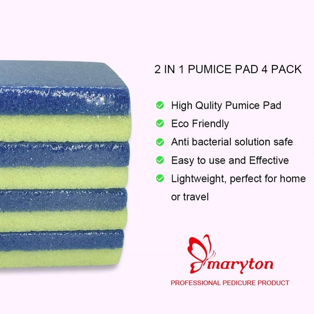 Maryton Natural Pumice Stone for Feet - Lava Foot Exfoliator Scrubber Pedicure Tools, Dead Skin Corn Callus Remover for Feet and Hands, 1 Count