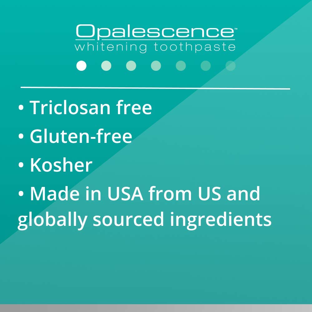 Opalescence Whitening Toothpaste for Sensitive Teeth - Oral Care, Mint Flavor, Gluten Free - 3 Pack