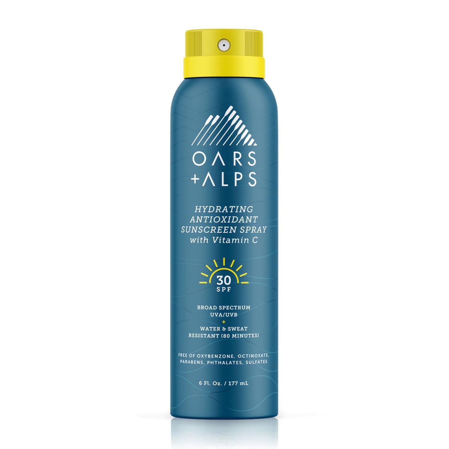 Oars + Alps SPF 30 Body Sunscreen Spray, Clear + Lightweight, 1pk, 6oz