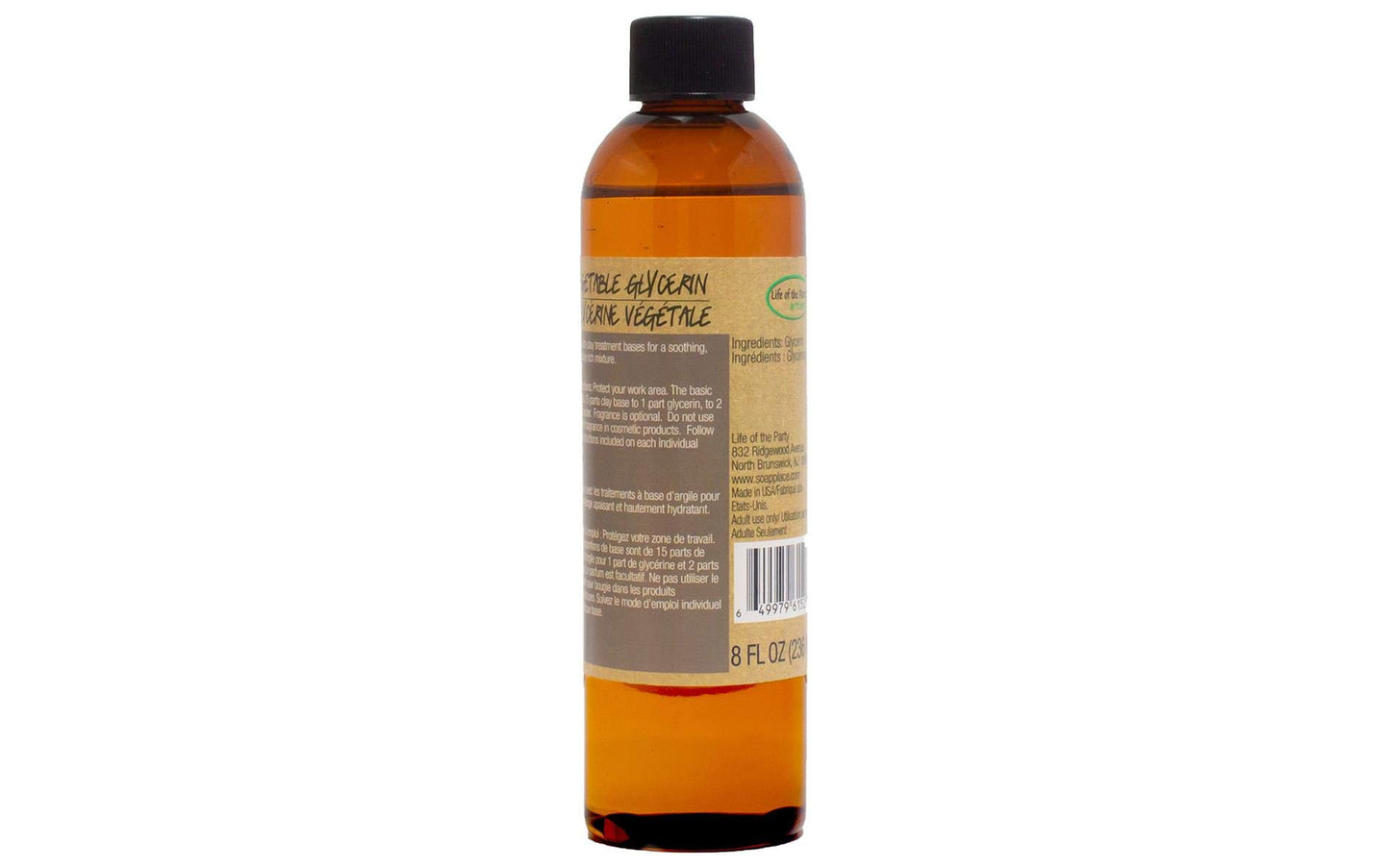 Life of the Party Vegetable Glycerin Soap Base, Clear