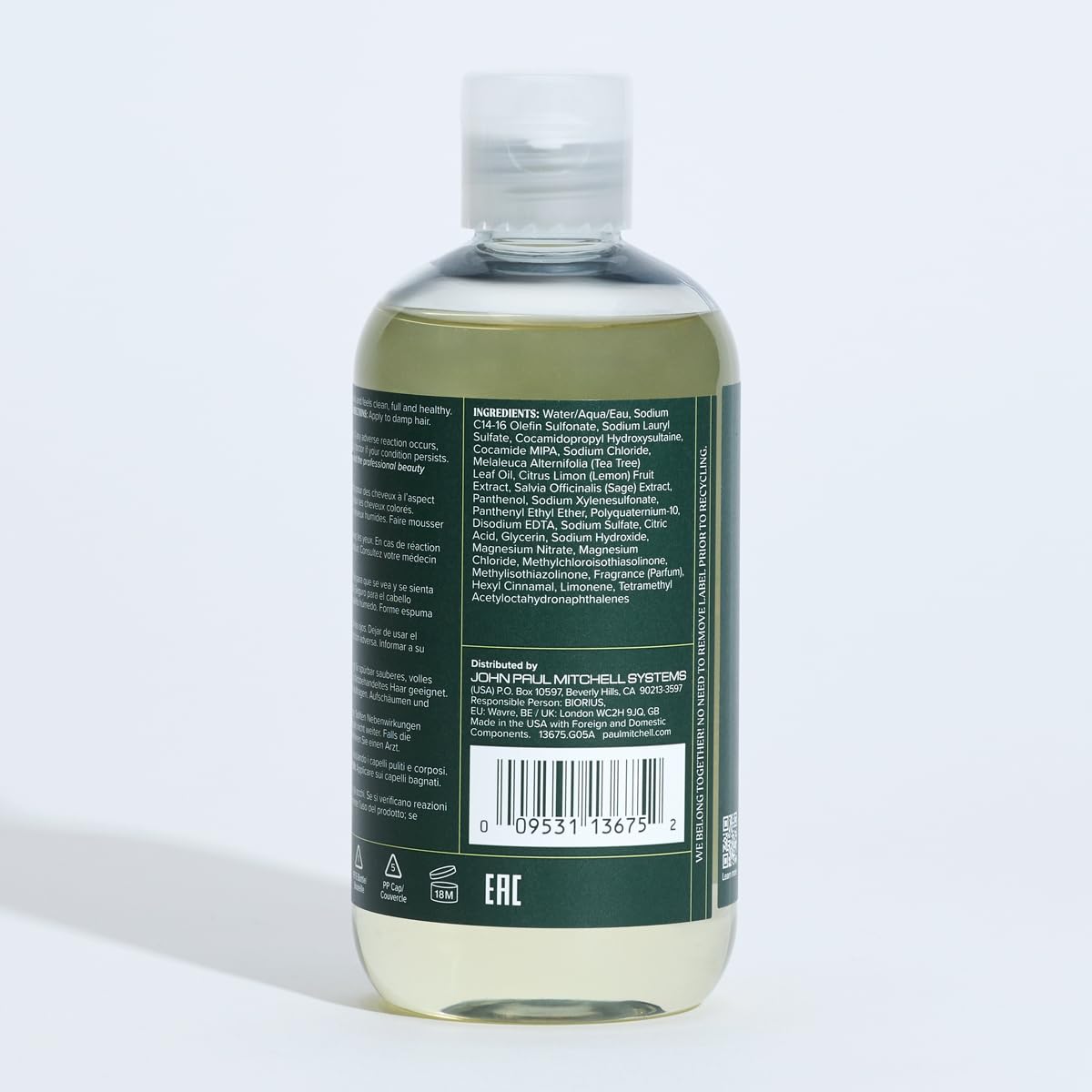 Tea Tree Lemon Sage Thickening Shampoo - Boost Volume & Body for Fine Hair | 12 oz