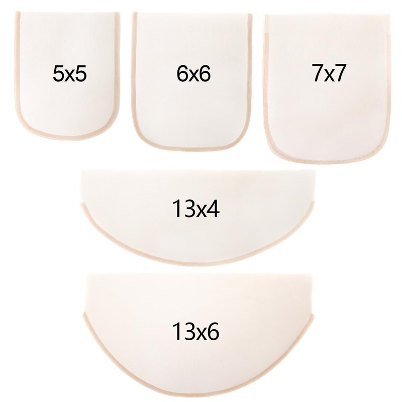 BEEOS 5x5 Skinlike Real HD Lace for Wig Making 1 Pieces, 0.1mm Ultra-thin Swiss Lace Net Base for Making Closure, Wigs Accessories for Repairing Wig Cap