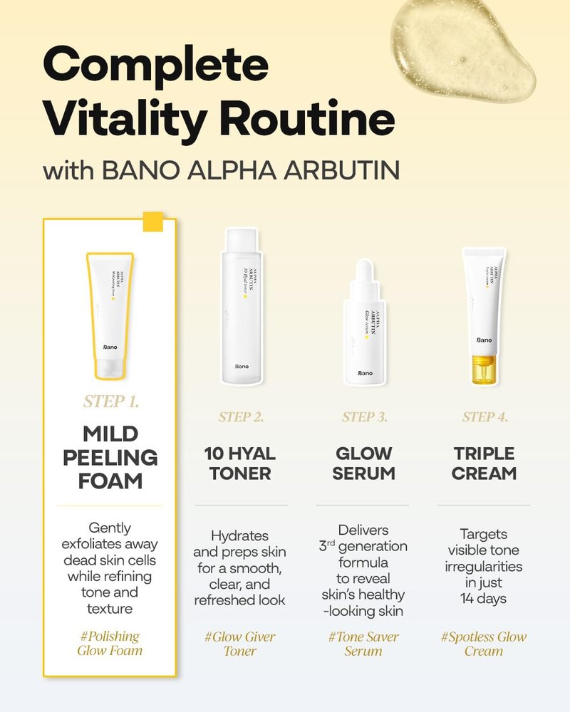 Alpha Arbutin Exfoliating Cleanser - PHA & Salicylic Acid | Glow & Even Tone | Fragrance-Free | 4.05 fl oz