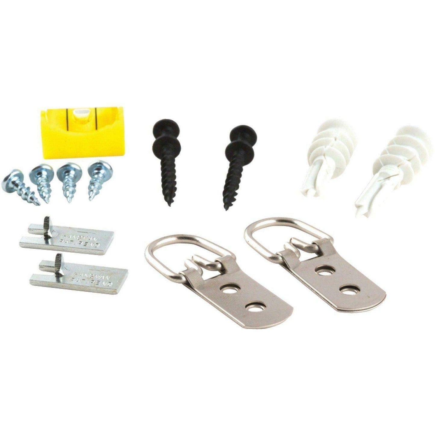 Hangman HDK 13-Piece Heavy-Duty D-Ring Picture-Hanging Kit, Multicoloured