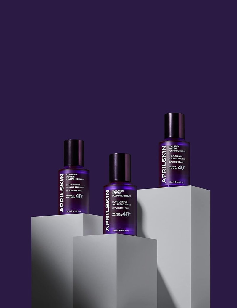 40% Collagen Peptide Plumping Serum - Vegan & Cruelty-Free | Triple Peptide Complex for Radiant, Firm Skin