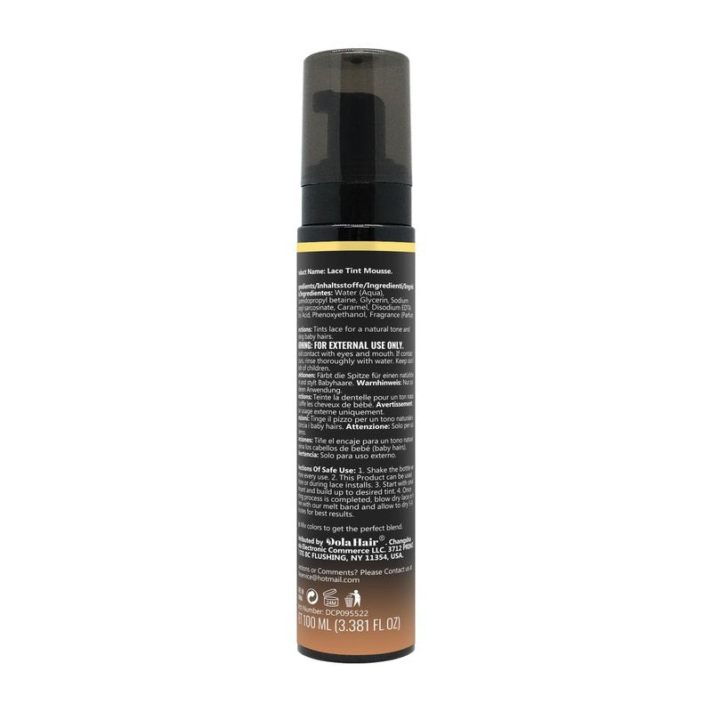 Dolahair Lace Glue Kit - Complete Set with Lace Tint Mousse, Wig Installation & Melting Spray(Medium Brown)