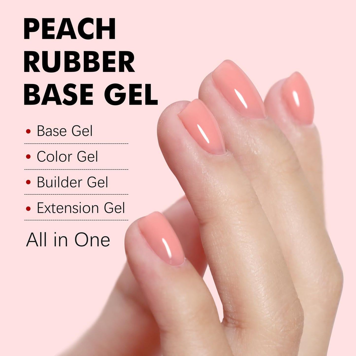 FZANEST Builder Gel Milky White Gel Polish Rubber Base For Nail Strengthener Extension LED Lamp Cured Color Base Nail Polish in Bottle