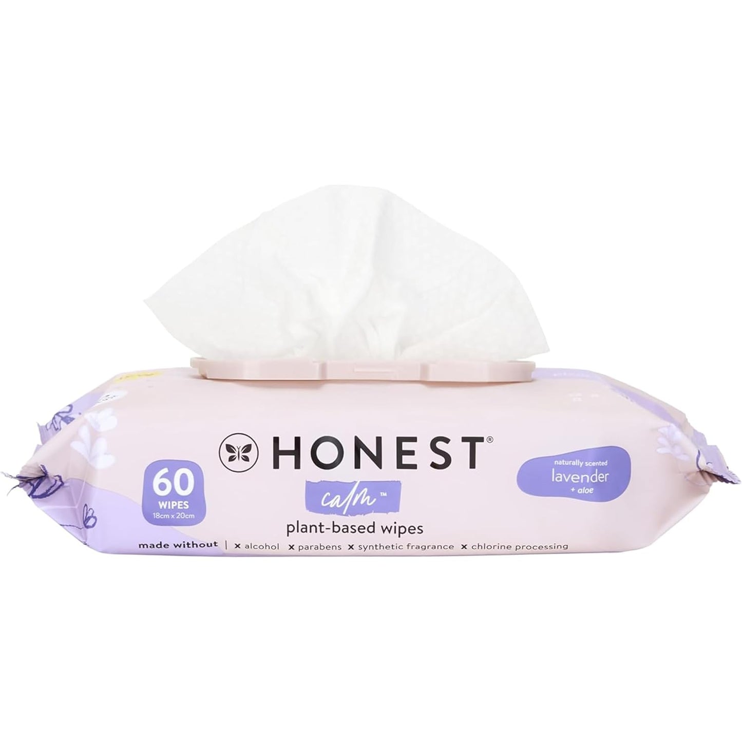 The Honest Company Hydrate + Cleanse Naturally Scented Wipes | Cleansing Multi-Tasking Wipes | 99% Water, Plant Based, Hypoallergenic | Aloe + Cucumber, 60 Count