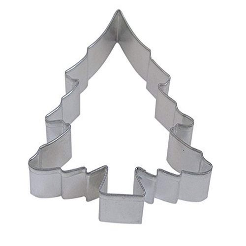 R&M Christmas Tree 5" Cookie Cutter in Durable, Economical, Tinplated Steel